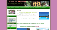 Desktop Screenshot of gite-des-hesperides.com