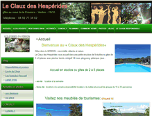 Tablet Screenshot of gite-des-hesperides.com